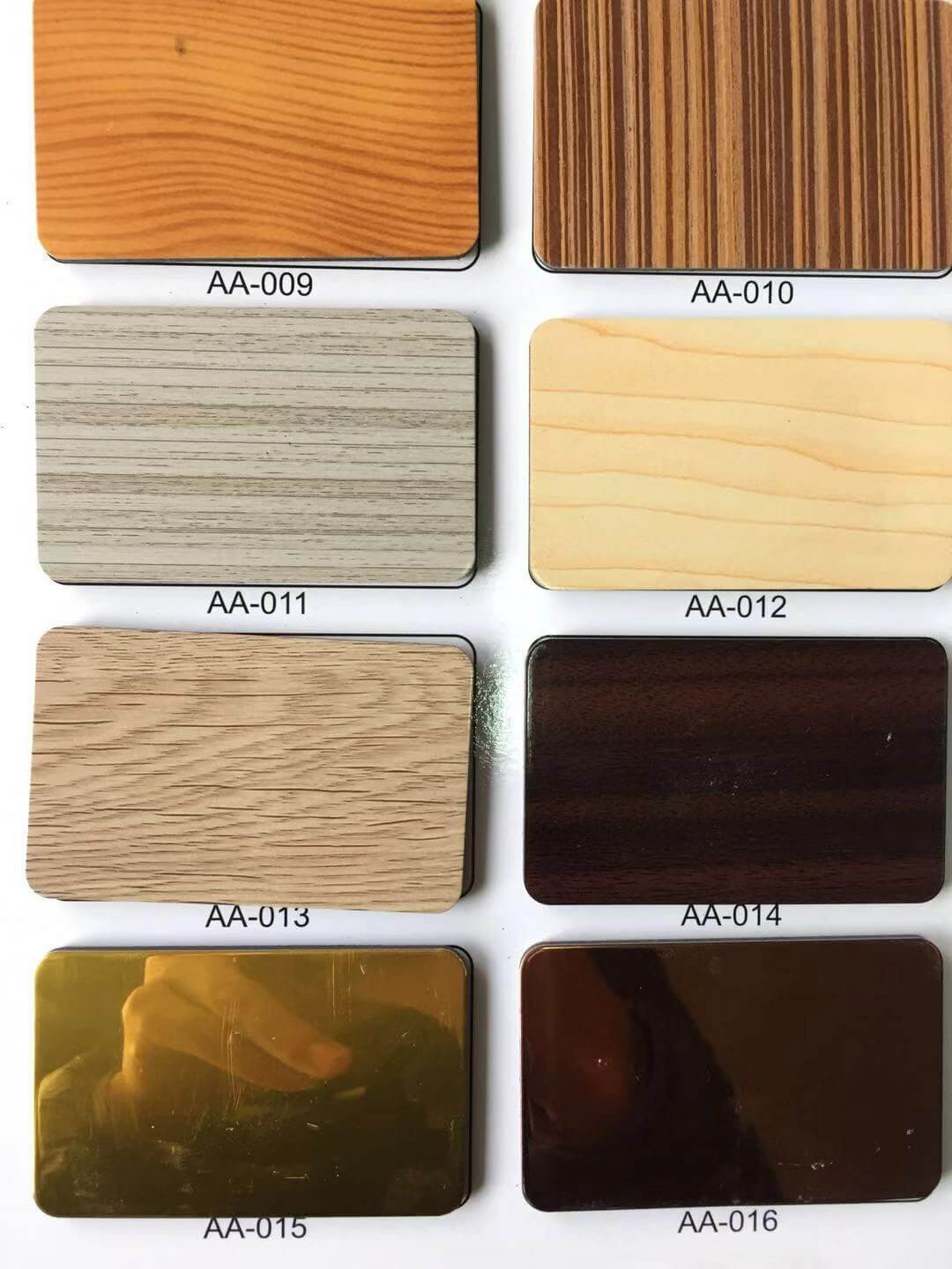 Aluminum composite panel catalogue AA